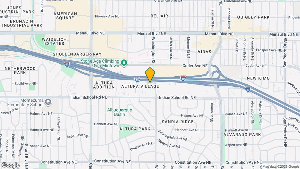 4361 Altura Vista Ln NE Map and Location Details