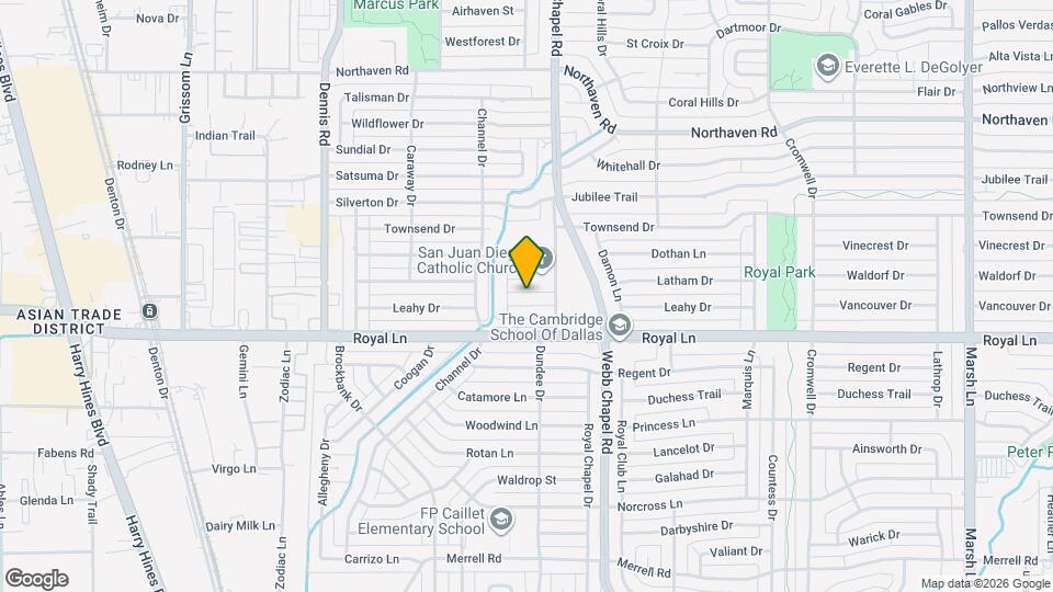 3115 Royal Gable Dr Map and Location Details