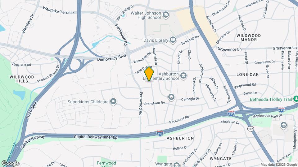 9902 Holmhurst Rd Map and Location Details