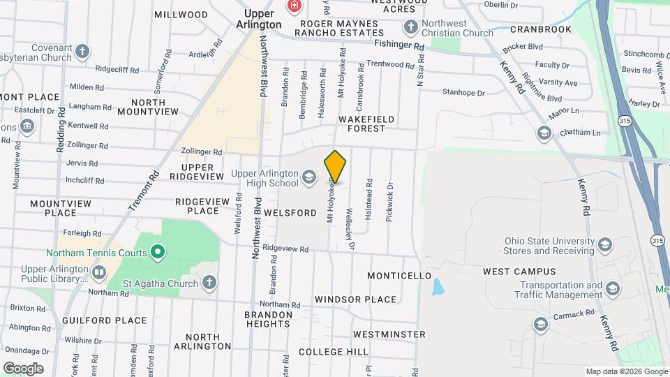 2924-2926 Mt Holyoke Rd Map and Location Details