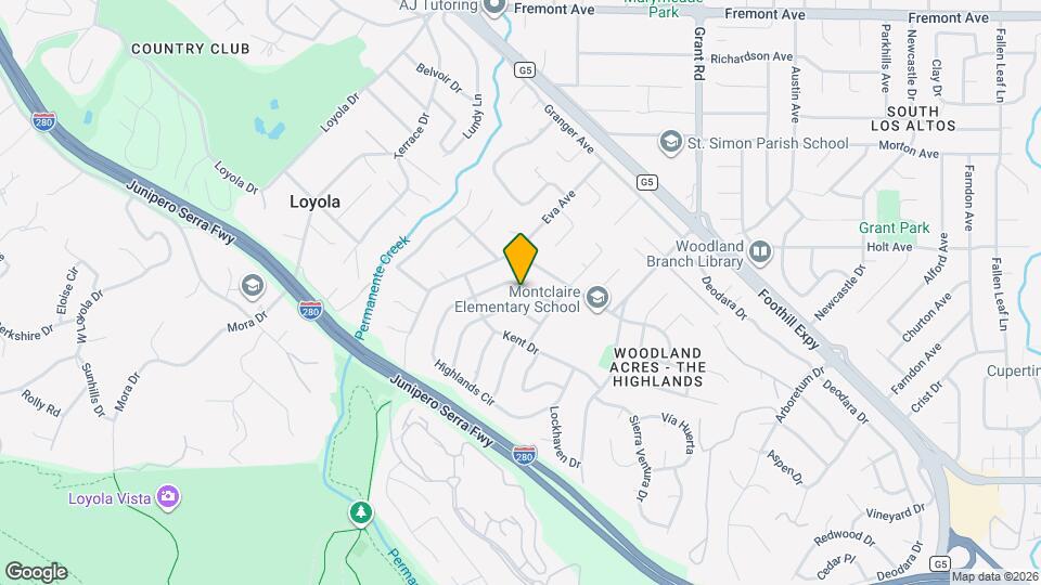 1074 Highlands Cir Map and Location Details