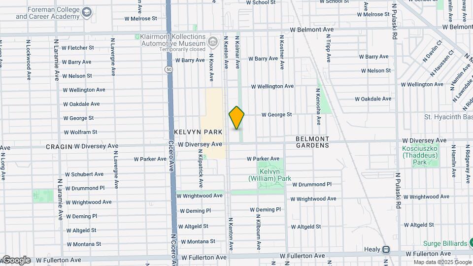 2824 N Kolmar Ave Mapa y Detalles de la Ubicación