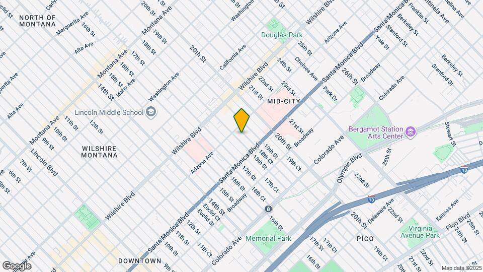 1317 18th St Map and Location Details
