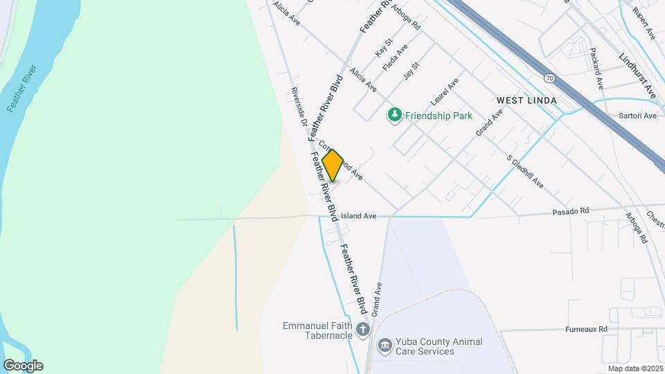 5543-5553 Feather River Blvd Map and Location Details