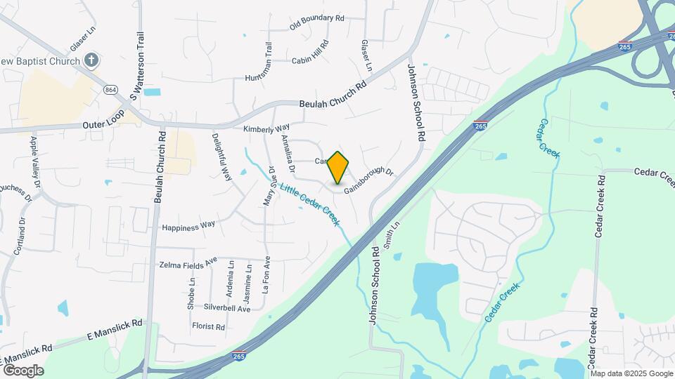 8509 Gainsborough Dr Mapa y Detalles de la Ubicación