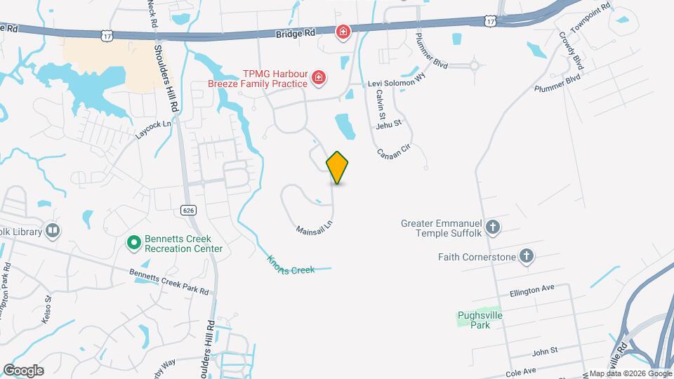 6025 Mainsail Ln Map and Location Details