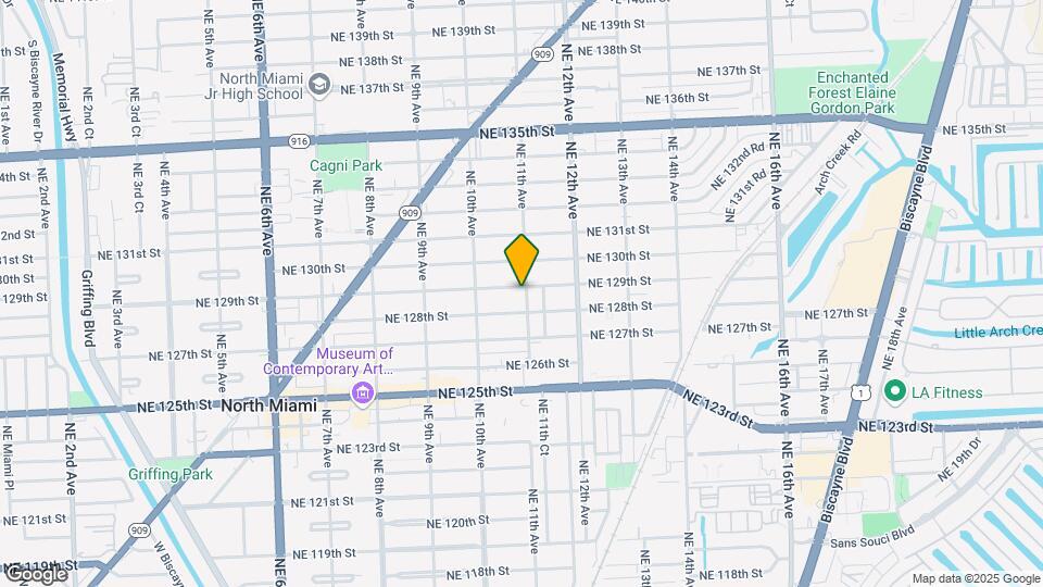 1090 NE 129th St Map and Location Details