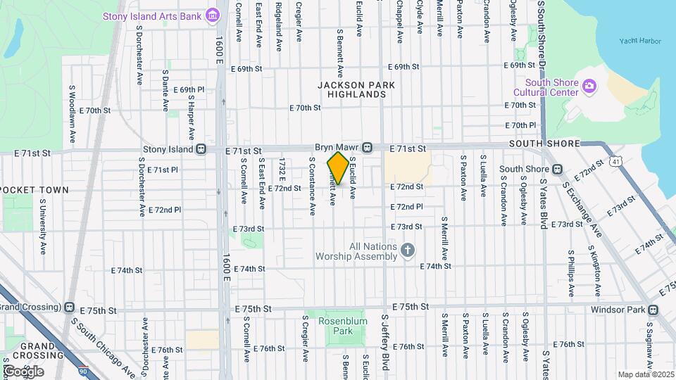1903-1909 E 72nd St Map and Location Details