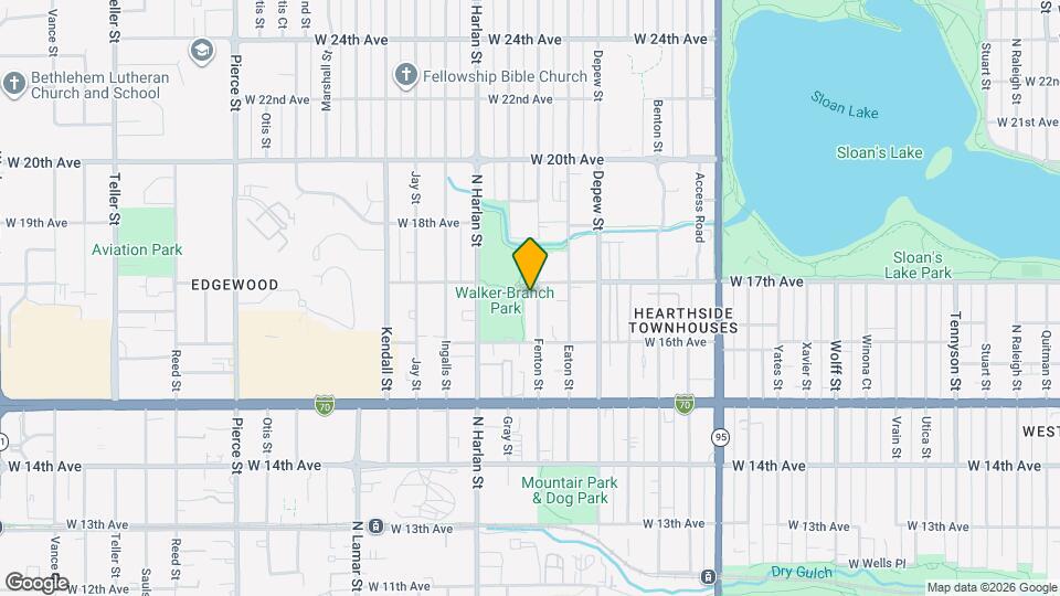 1665 Fenton St Mapa y Detalles de la Ubicación