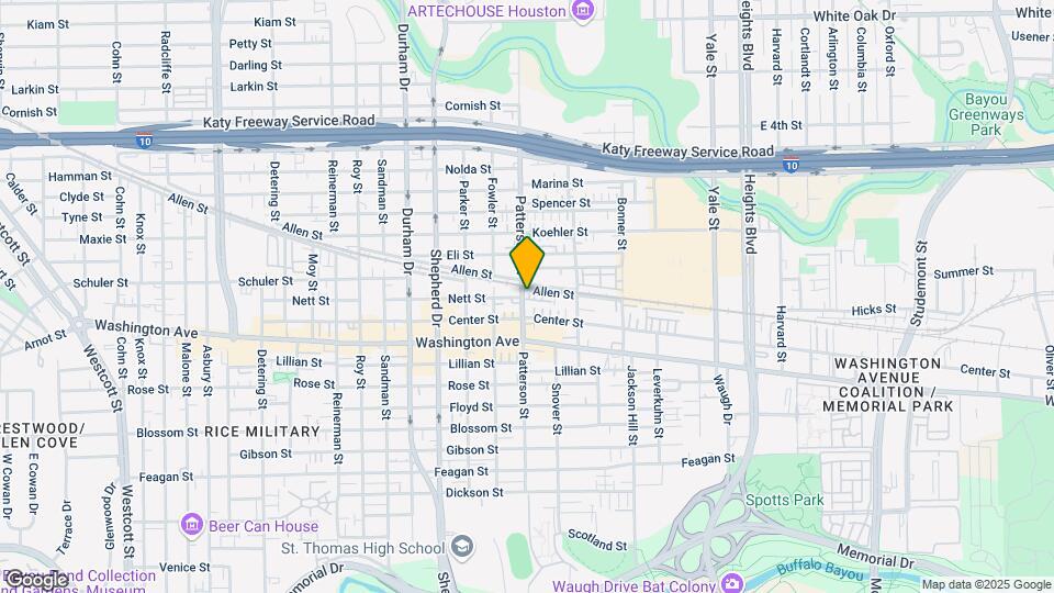 1166 Patterson St Map and Location Details