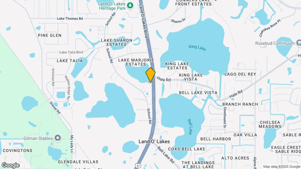 4701 Land O Lakes Blvd Map and Location Details
