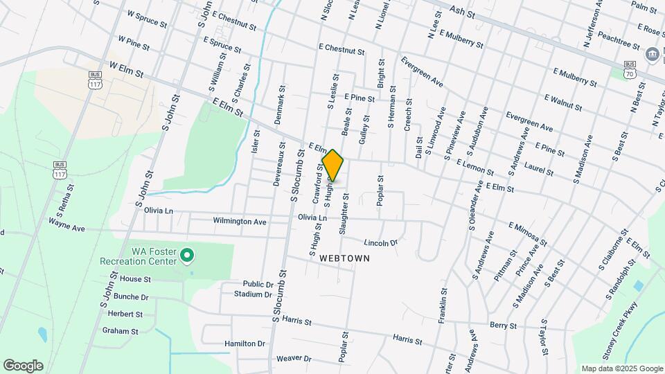 616 Hugh St Mapa y Detalles de la Ubicación