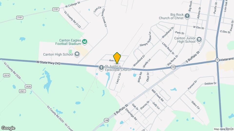 908 TX-243 Map and Location Details