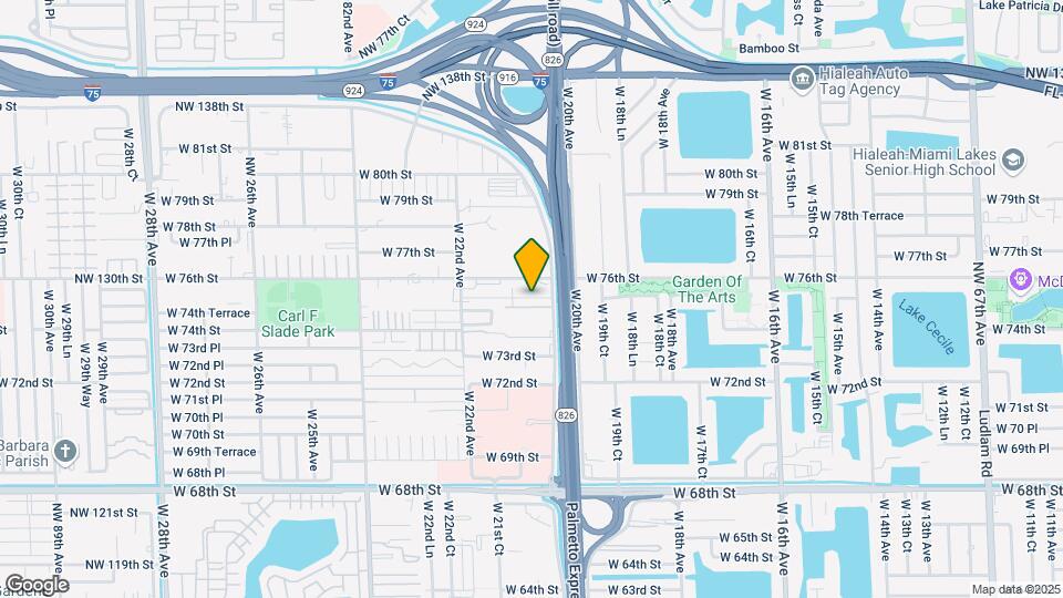 7520 W 20th Ave Map and Location Details