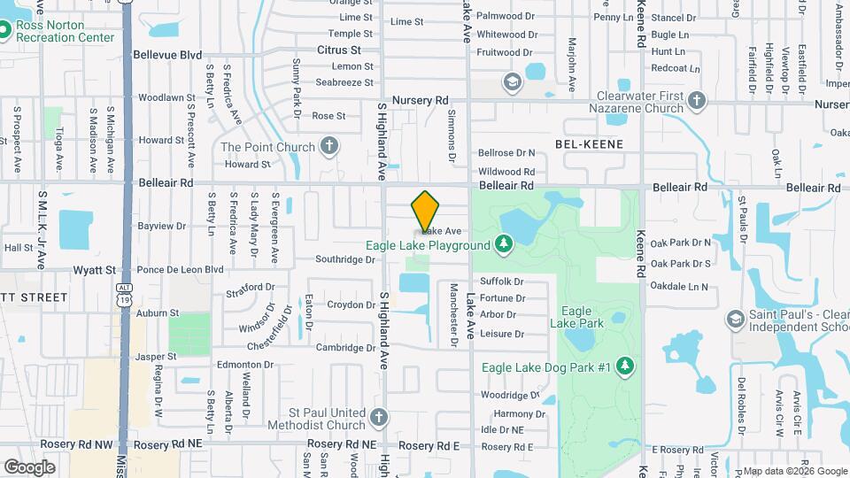 1657 S Lake Ave Mapa y Detalles de la Ubicación