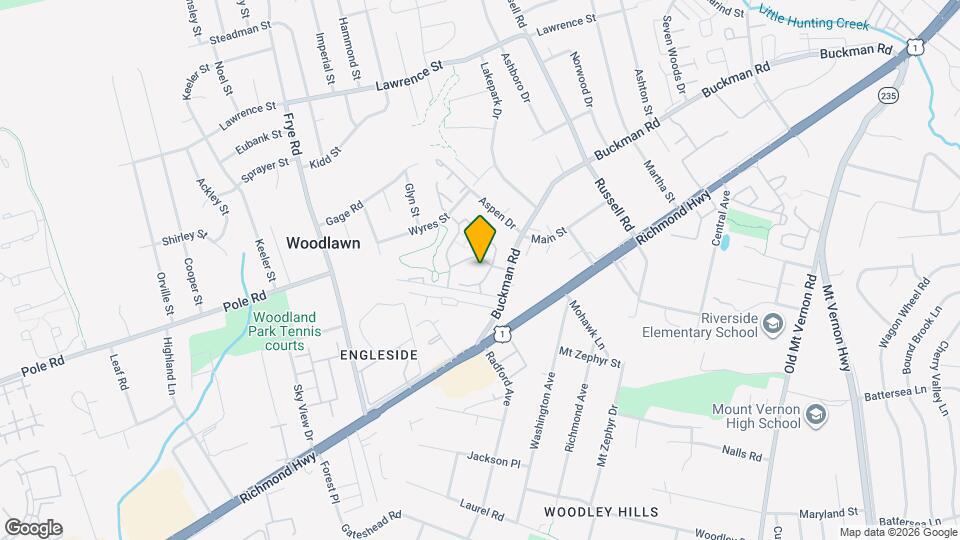 8380 Brockham Dr Map and Location Details