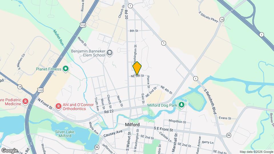 409 N Washington St Map and Location Details