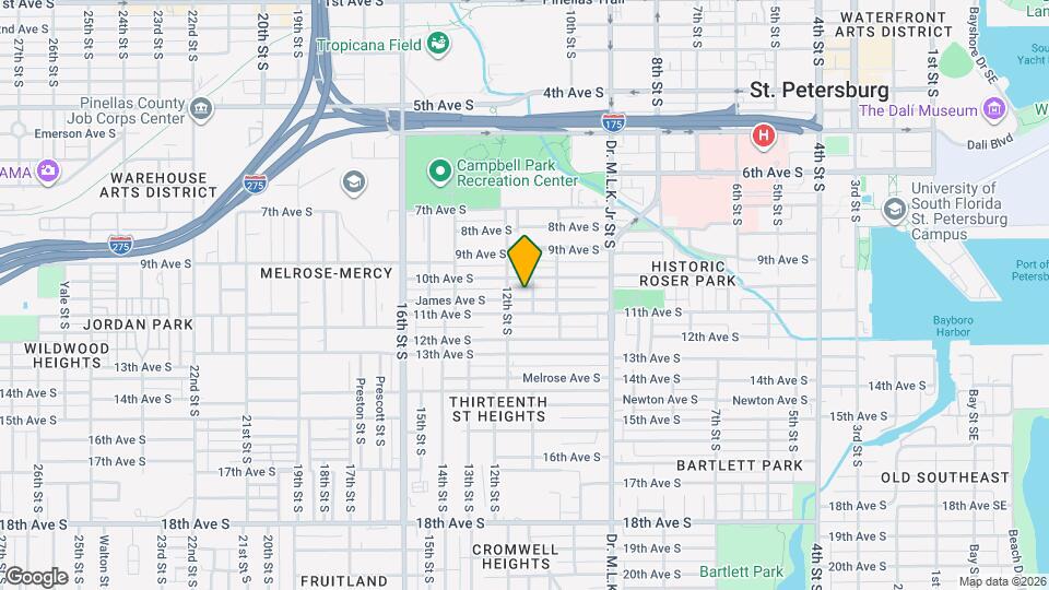 1111 James Ave S Map and Location Details