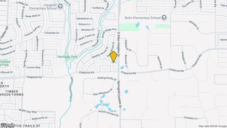 1133 Elm Grove Dr Map and Location Details