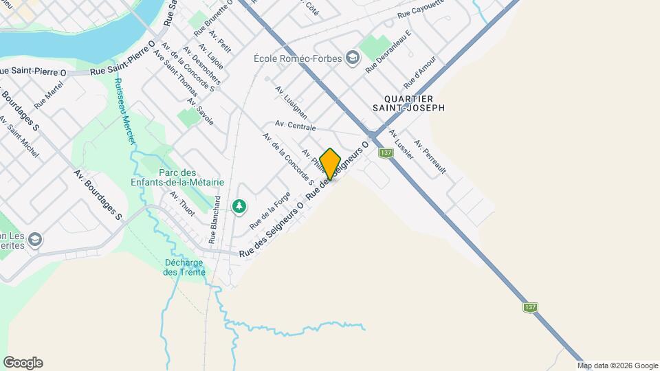 925 Des Seigneurs Rue O Map and Location Details