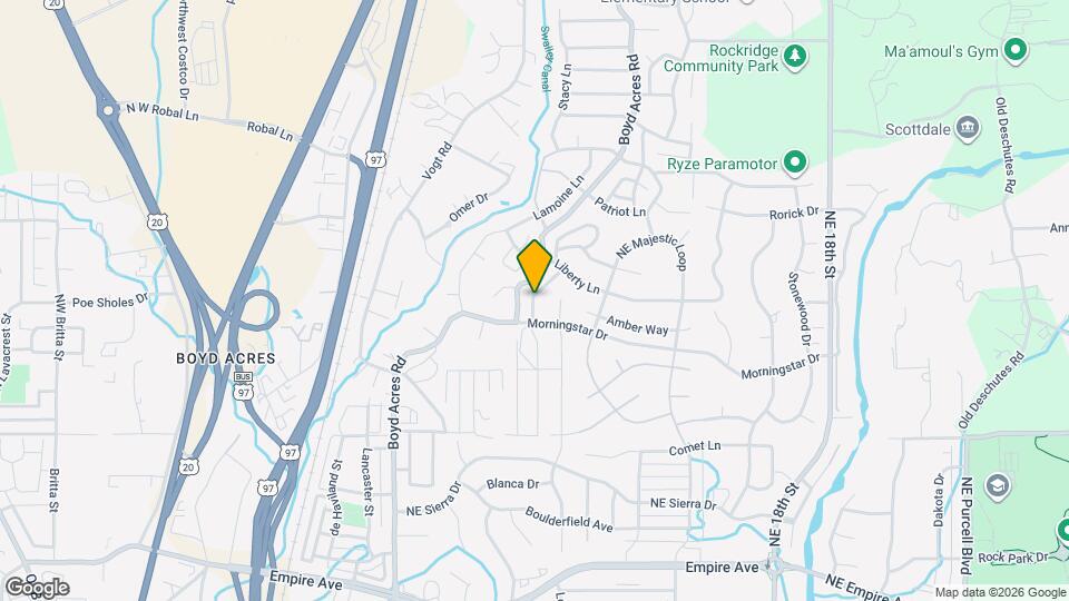 63254 NE Carly Ln Map and Location Details