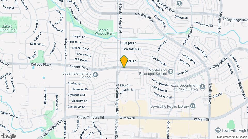 1580 College Pkwy Map and Location Details