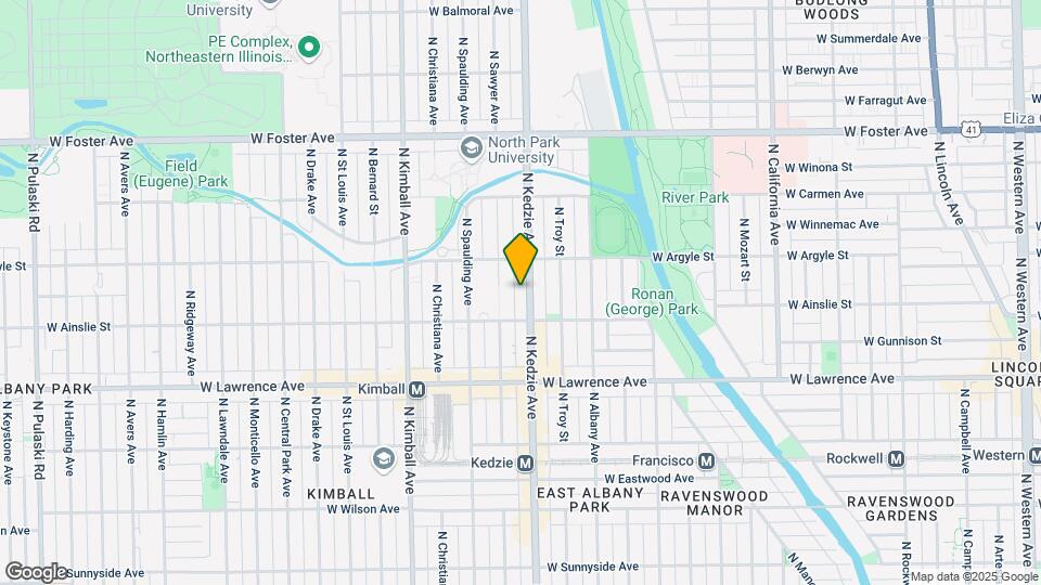 4928 N Kedzie Ave, Unit 3W Map and Location Details