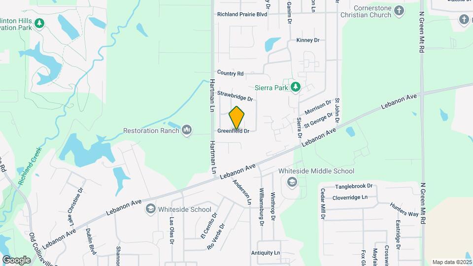 2224 Greenfield Dr Map and Location Details