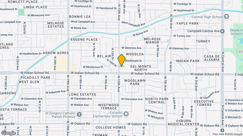 15 Melrose Map and Location Details