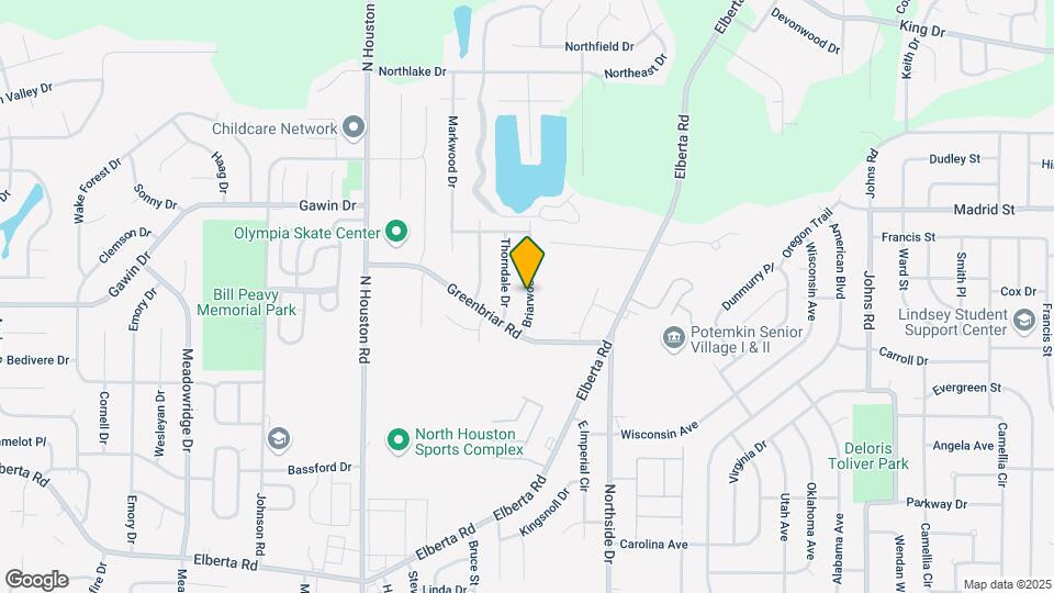 111 Briarwood Dr Map and Location Details