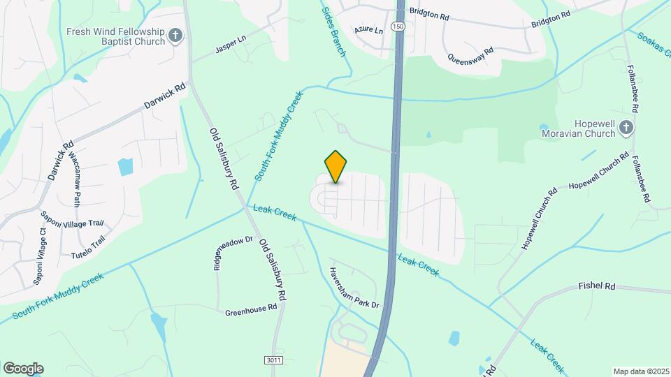 1704 Overcreek Cir Map and Location Details