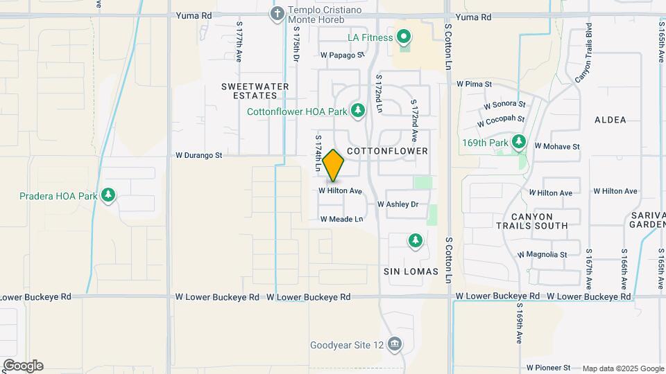 17396 W Hilton Ave Map and Location Details