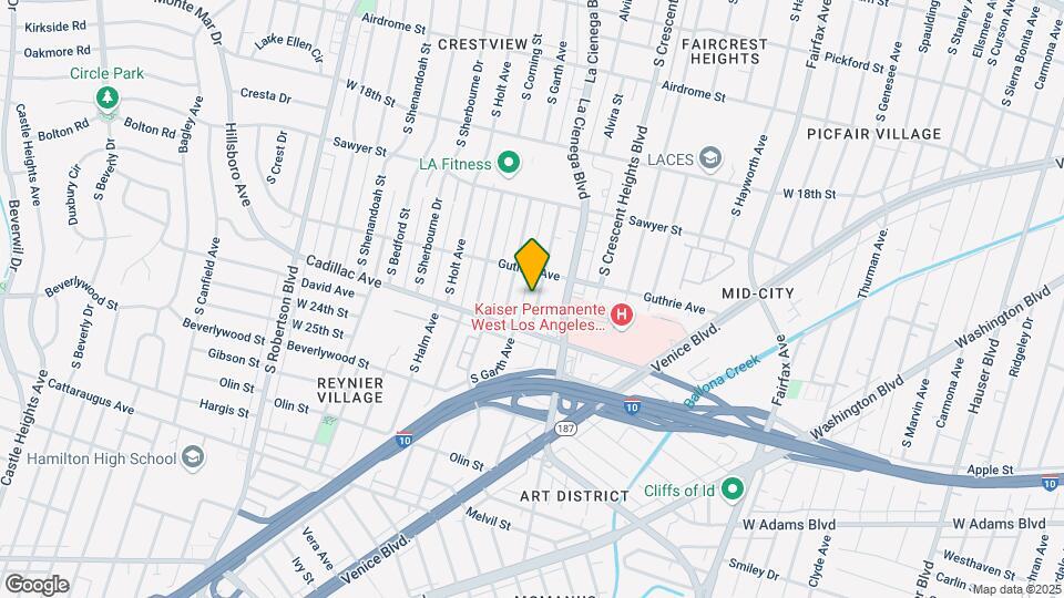 2033 Chariton St Map and Location Details