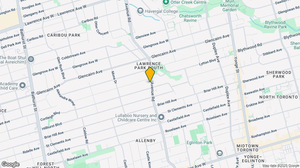 1230 Avenue Rd Map and Location Details