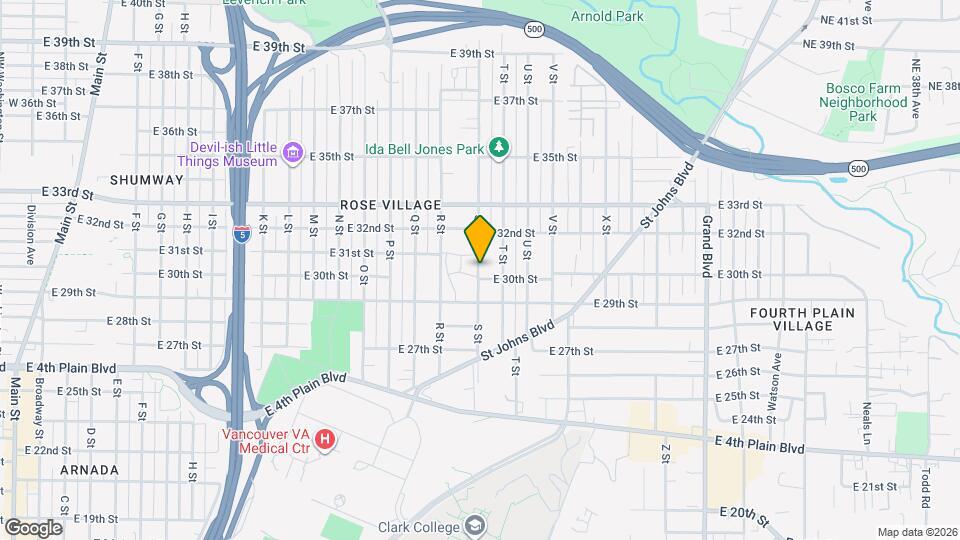 3019 S St Map and Location Details