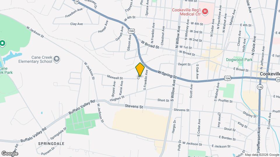 158 Carr Ave Map and Location Details