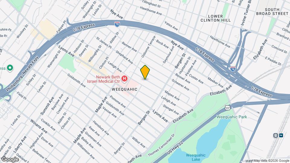 152 Mapes Ave, Unit 3 Map and Location Details