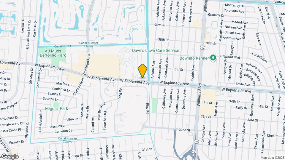 1500 W Esplanade Ave Mapa y Detalles de la Ubicación