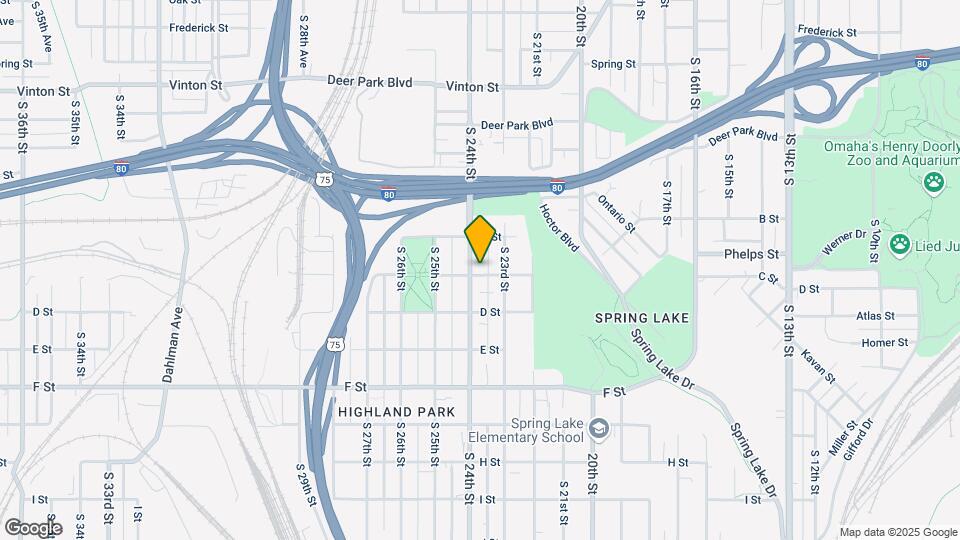 3735 S 24th St Map and Location Details