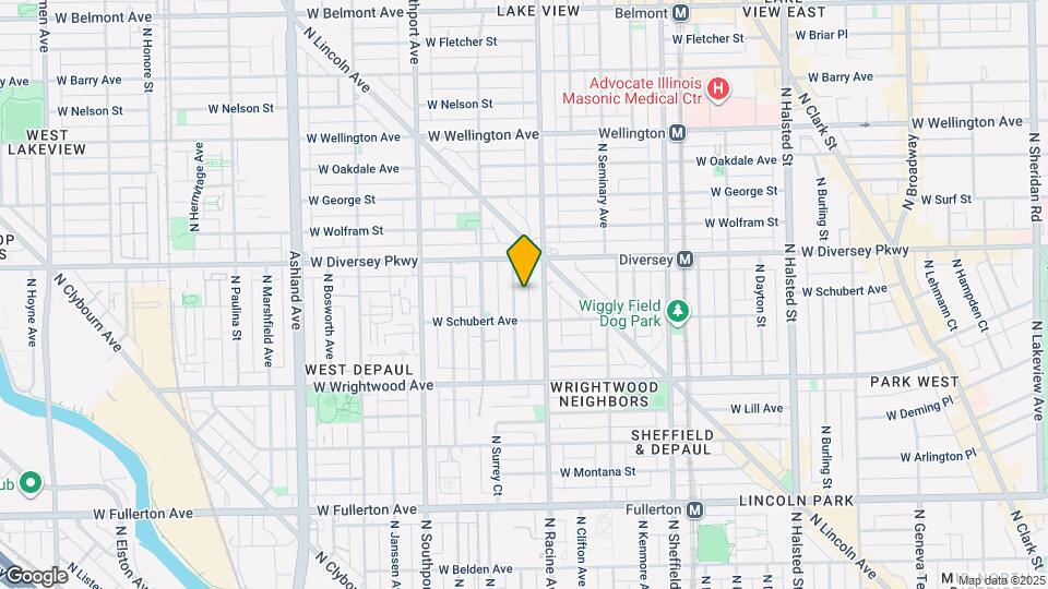 2725 N Magnolia Ave, Unit 1 Map and Location Details