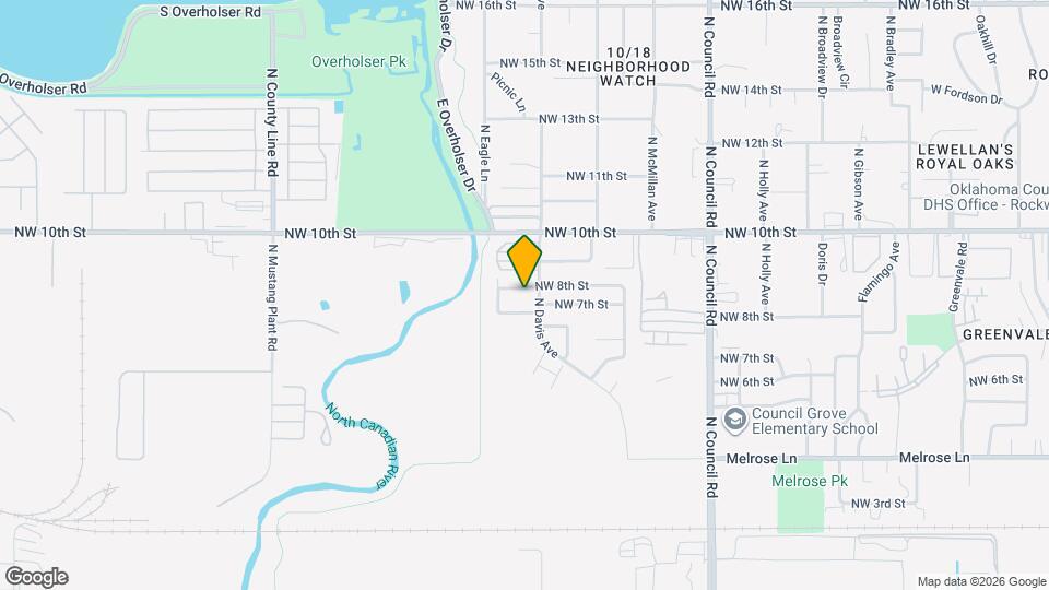 8304 NW 8th St Map and Location Details