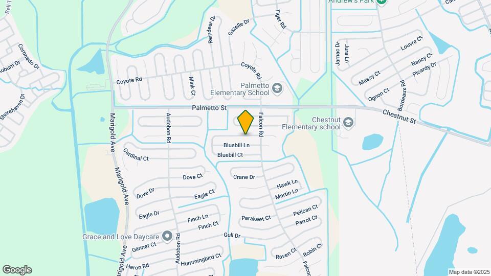 610 Bluebill Ct Map and Location Details