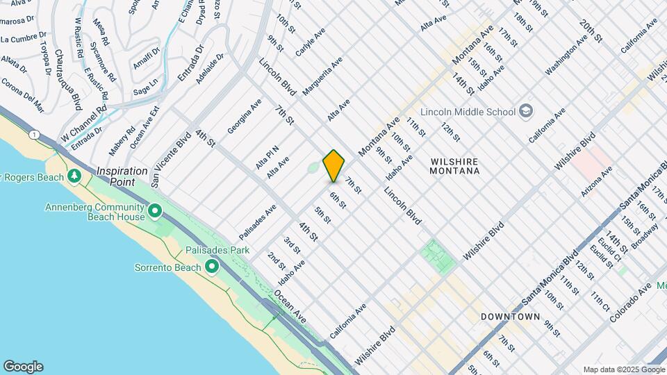 610 Montana Ave Mapa y Detalles de la Ubicación