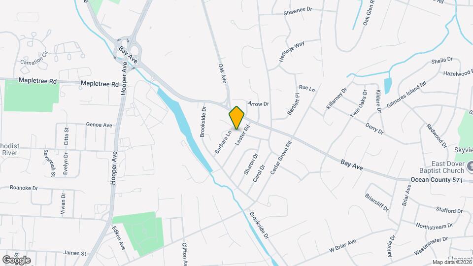 883 Roundtree Dr Map and Location Details