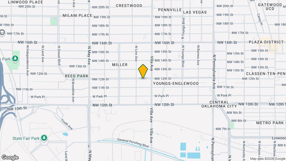 2526 1/2 NW 12th St Map and Location Details