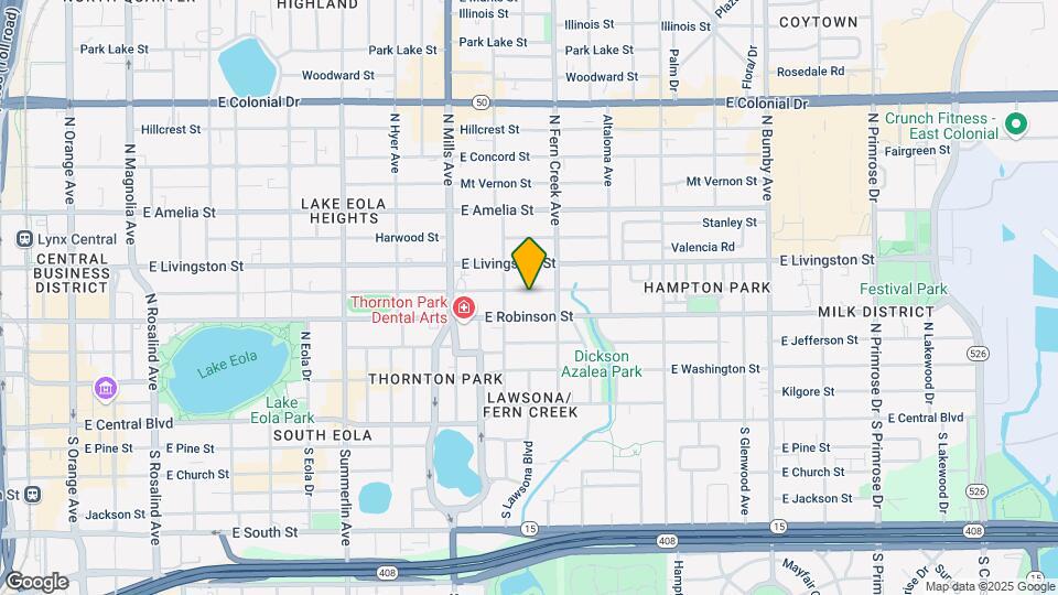 1500 E Ridgewood St Map and Location Details