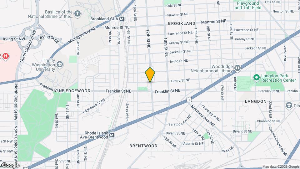 2824 12th St NE Map and Location Details