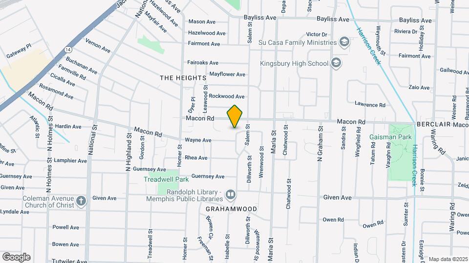 1089 Isabelle St Map and Location Details