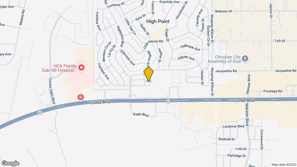 7174 Fairlane Ave Map and Location Details
