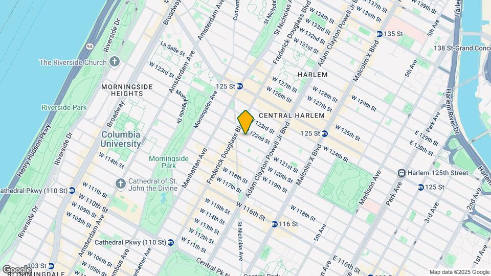 261 W 121st St Map and Location Details